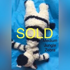 JELLYCAT Medium Jungle Plush Zebra Toy